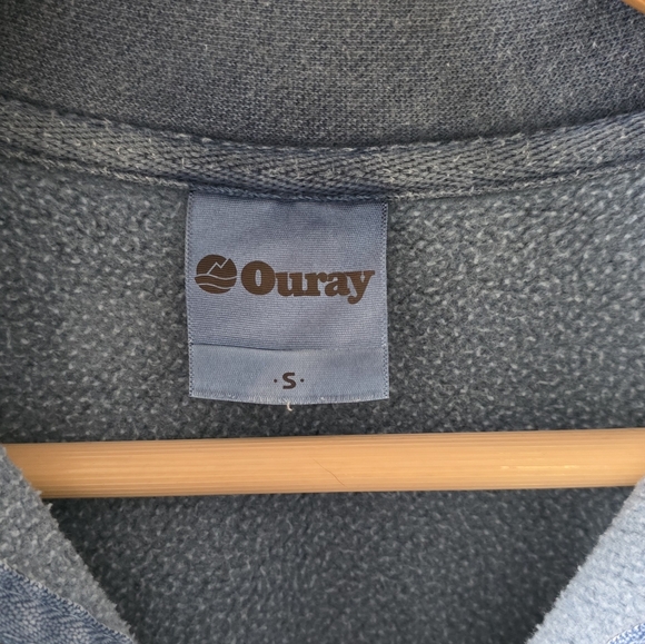 Oura Men's Navy Zip-Up Sweater - Picture 3 of 3
